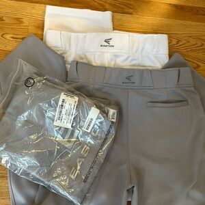 Easton quantum pro Baseball pants 2 Pairs large 1 pair medium adjustable length